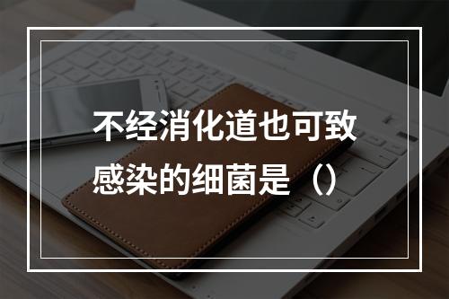 不经消化道也可致感染的细菌是（）