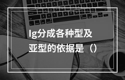 Ig分成各种型及亚型的依据是（）