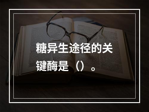 糖异生途径的关键酶是（）。