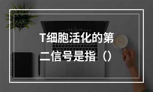 T细胞活化的第二信号是指（）