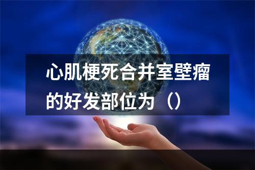 心肌梗死合并室壁瘤的好发部位为（）