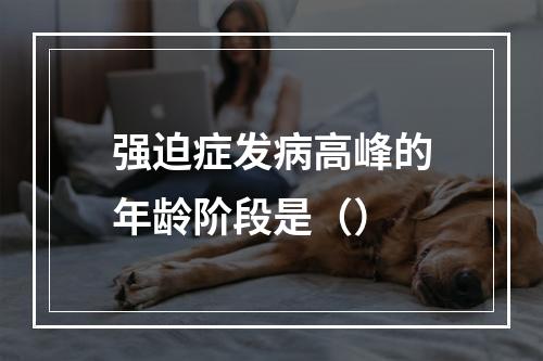 强迫症发病高峰的年龄阶段是（）