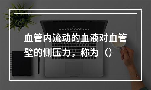 血管内流动的血液对血管壁的侧压力，称为（）