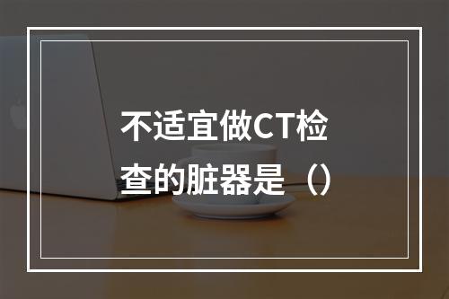 不适宜做CT检查的脏器是（）