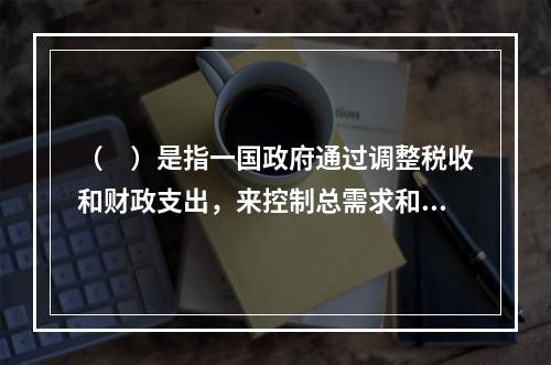 （　）是指一国政府通过调整税收和财政支出，来控制总需求和物价