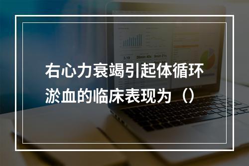 右心力衰竭引起体循环淤血的临床表现为（）