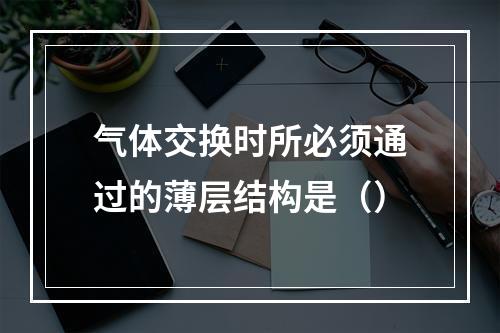 气体交换时所必须通过的薄层结构是（）