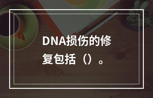 DNA损伤的修复包括（）。