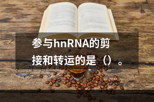 参与hnRNA的剪接和转运的是（）。