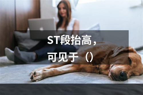 ST段抬高，可见于（）