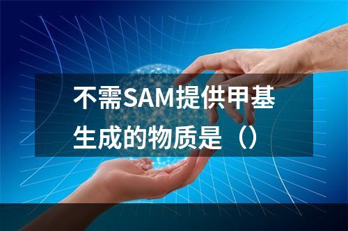 不需SAM提供甲基生成的物质是（）