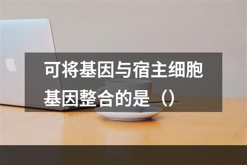 可将基因与宿主细胞基因整合的是（）