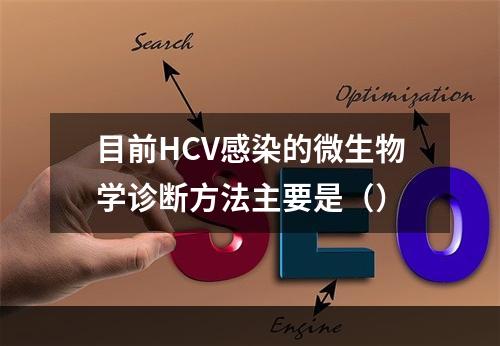 目前HCV感染的微生物学诊断方法主要是（）