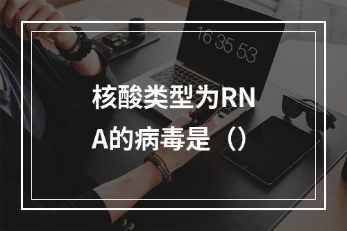 核酸类型为RNA的病毒是（）