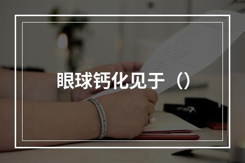 眼球钙化见于（）