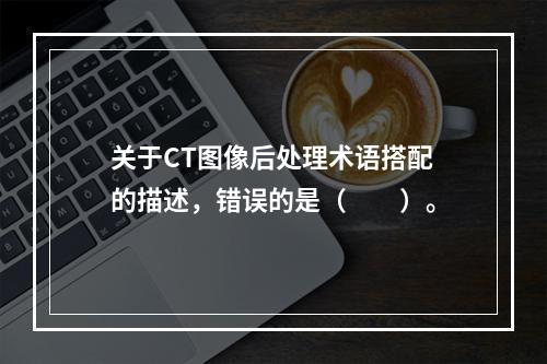 关于CT图像后处理术语搭配的描述，错误的是（　　）。