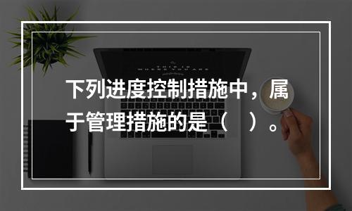 下列进度控制措施中，属于管理措施的是（　）。