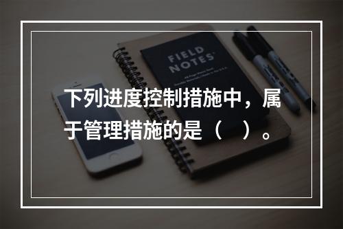 下列进度控制措施中，属于管理措施的是（　）。