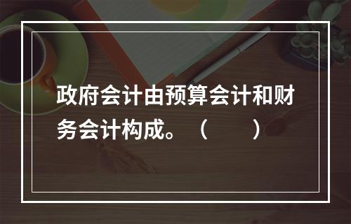 政府会计由预算会计和财务会计构成。（　　）