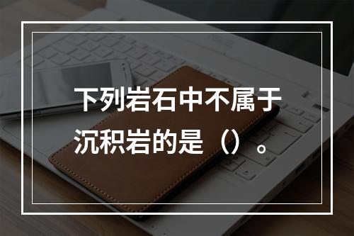 下列岩石中不属于沉积岩的是（）。