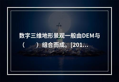 数字三维地形景观一般由DEM与（　　）组合而成。[2015年