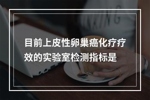 目前上皮性卵巢癌化疗疗效的实验室检测指标是