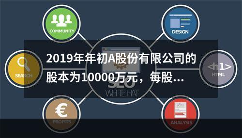 2019年年初A股份有限公司的股本为10000万元，每股面值