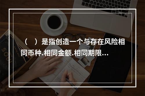 （　）是指创造一个与存在风险相同币种.相同金额.相同期限的资