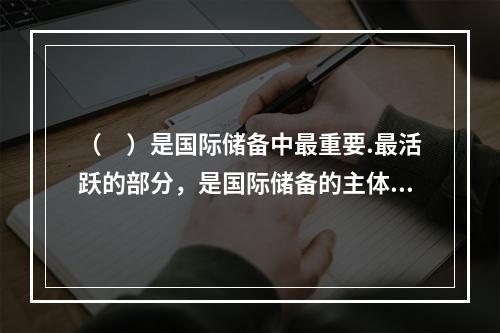 （　）是国际储备中最重要.最活跃的部分，是国际储备的主体，也