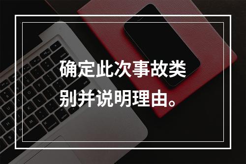 确定此次事故类别并说明理由。