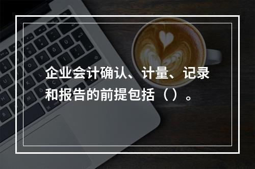 企业会计确认、计量、记录和报告的前提包括（ ）。