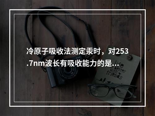 冷原子吸收法测定汞时，对253.7nm波长有吸收能力的是()