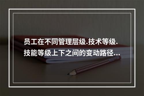 员工在不同管理层级.技术等级.技能等级上下之间的变动路径称