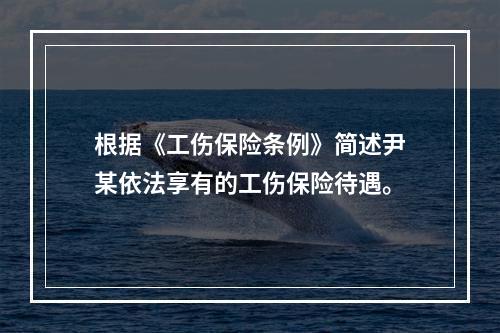 根据《工伤保险条例》简述尹某依法享有的工伤保险待遇。