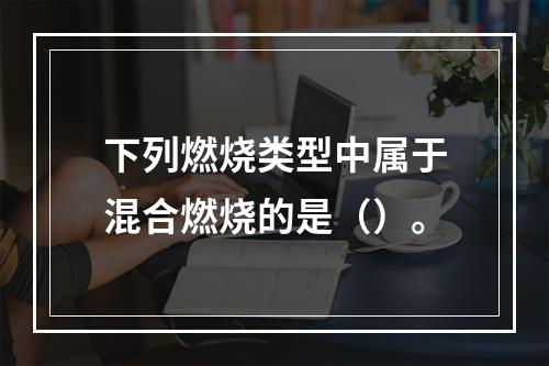 下列燃烧类型中属于混合燃烧的是（）。