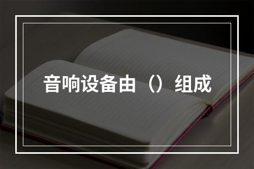 音响设备由（）组成