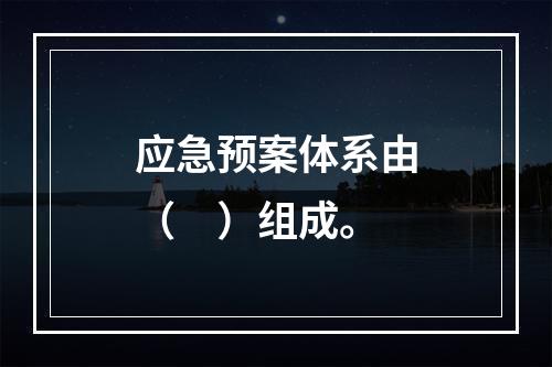 应急预案体系由（　）组成。