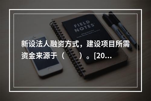 新设法人融资方式，建设项目所需资金来源于（　　）。[2011