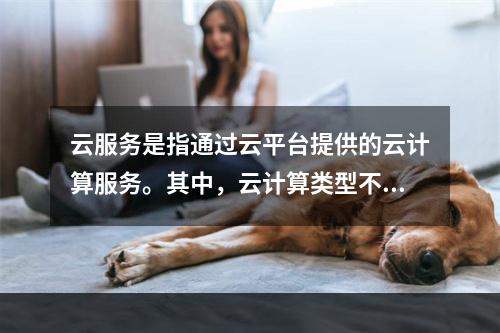 云服务是指通过云平台提供的云计算服务。其中，云计算类型不包含