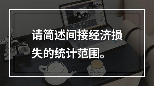 请简述间接经济损失的统计范围。