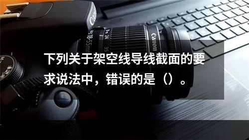 下列关于架空线导线截面的要求说法中，错误的是（）。