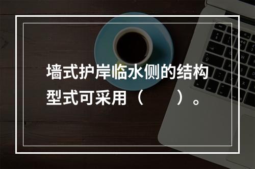 墙式护岸临水侧的结构型式可采用（　　）。