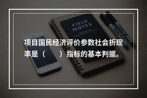 项目国民经济评价参数社会折现率是（　　）指标的基本判据。