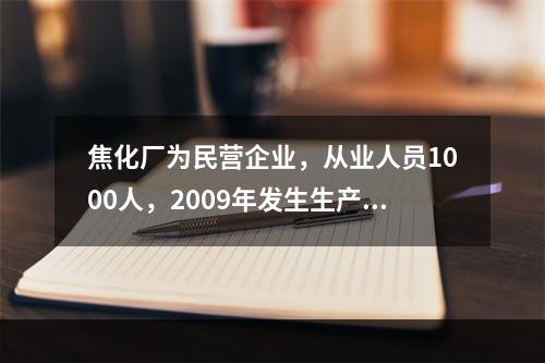 焦化厂为民营企业，从业人员1000人，2009年发生生产安全