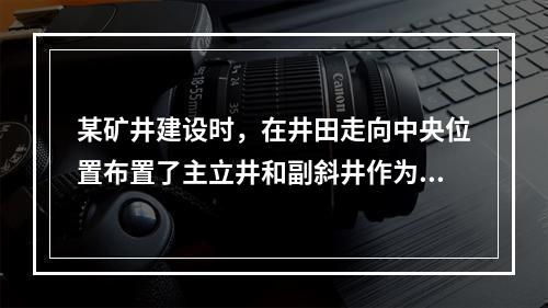 某矿井建设时，在井田走向中央位置布置了主立井和副斜井作为进风