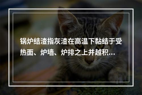 锅炉结渣指灰渣在高温下黏结于受热面、炉墙、炉排之上并越积越多