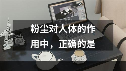 粉尘对人体的作用中，正确的是