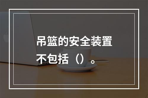 吊篮的安全装置不包括（）。