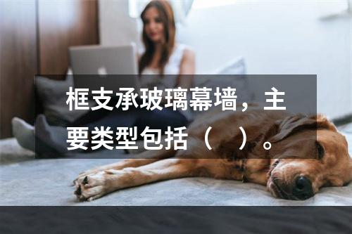 框支承玻璃幕墙，主要类型包括（　）。