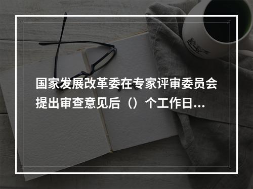 国家发展改革委在专家评审委员会提出审查意见后（）个工作日内做